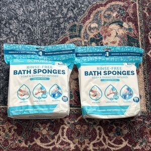Scrubzz Rinse free bath sponges